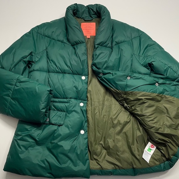 J. Crew Jackets & Blazers - J.Crew Alps Signature Puffer Jacket Womens Size XS Green Primaloft Insulation